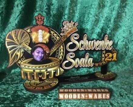 Colorful birthday key