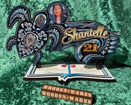 Stylish birthday key