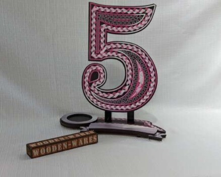 Vibrant birthday key design