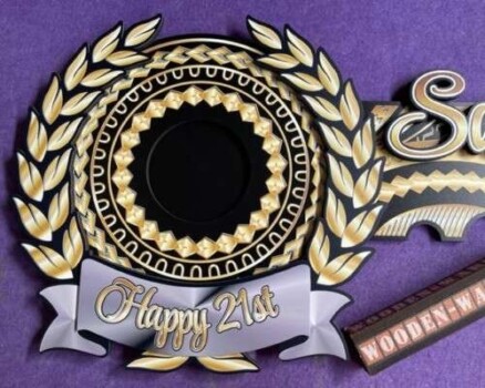 Decorative birthday key