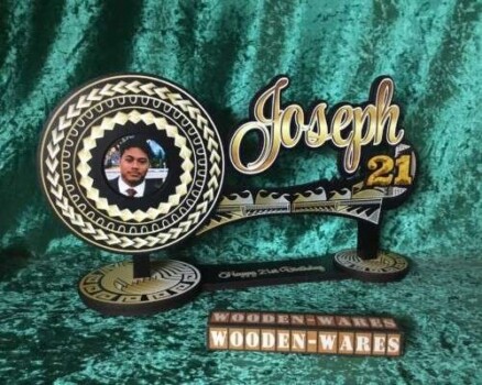 Bright birthday key with fun elements