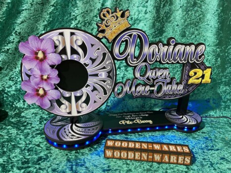 Handcrafted 21st birthday key