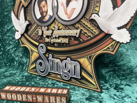 Handcrafted wooden key