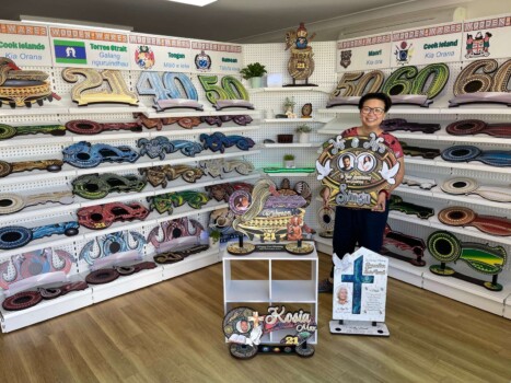 Birthday keys showroom