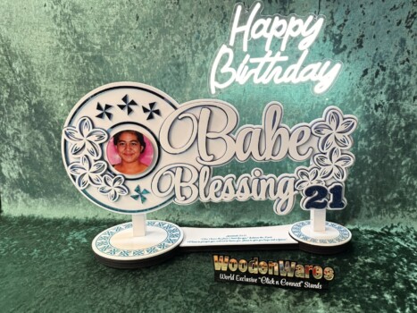 Decorative birthday setup